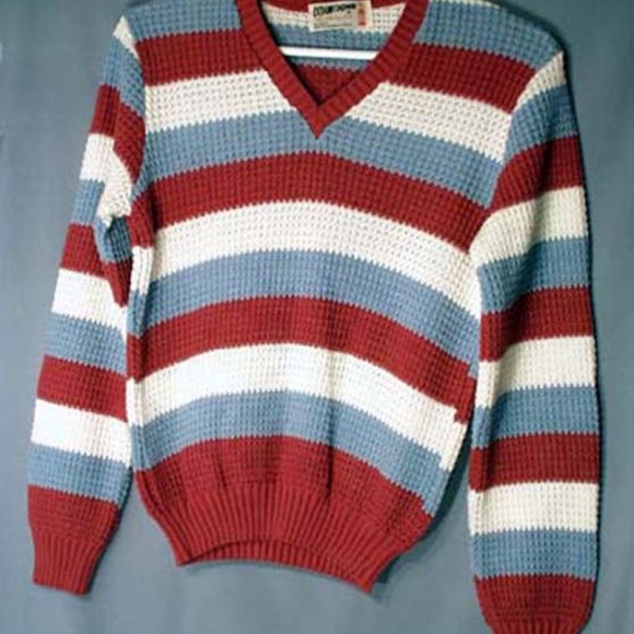 TWO SWEATERS, PUFF KNIT, MIXED COLOURS, NEVER WORN, WELL MADE, NO DAMAGE - Picture 2 of 2